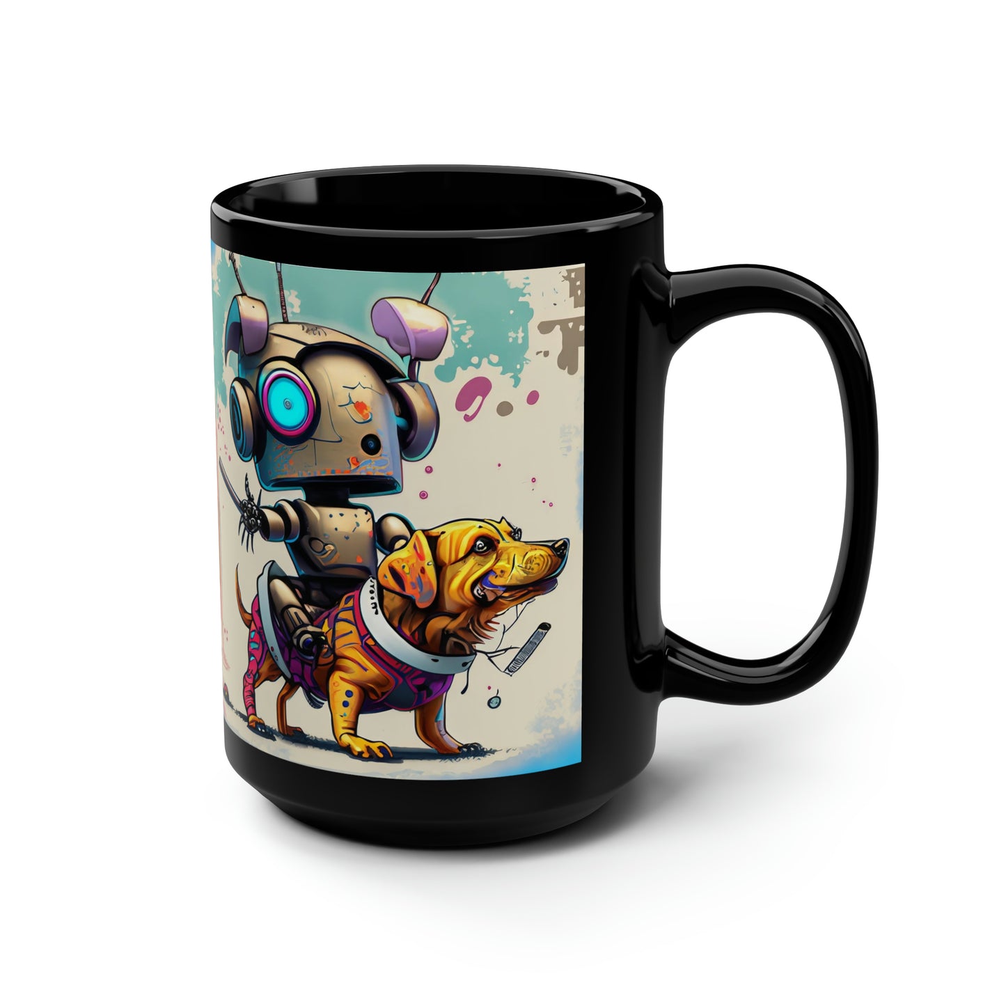 Robo Riders Doggo coffee Mug, 15oz