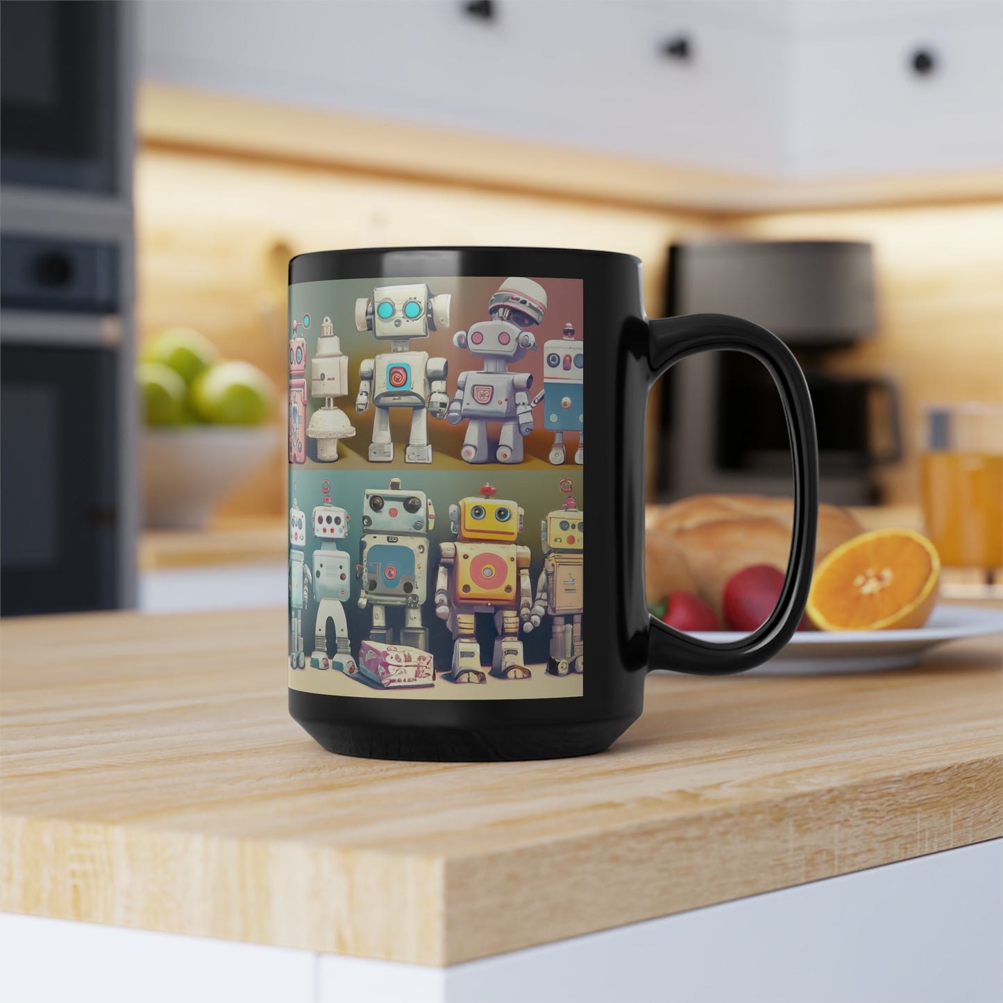 robot3 coffee Mug, 15oz