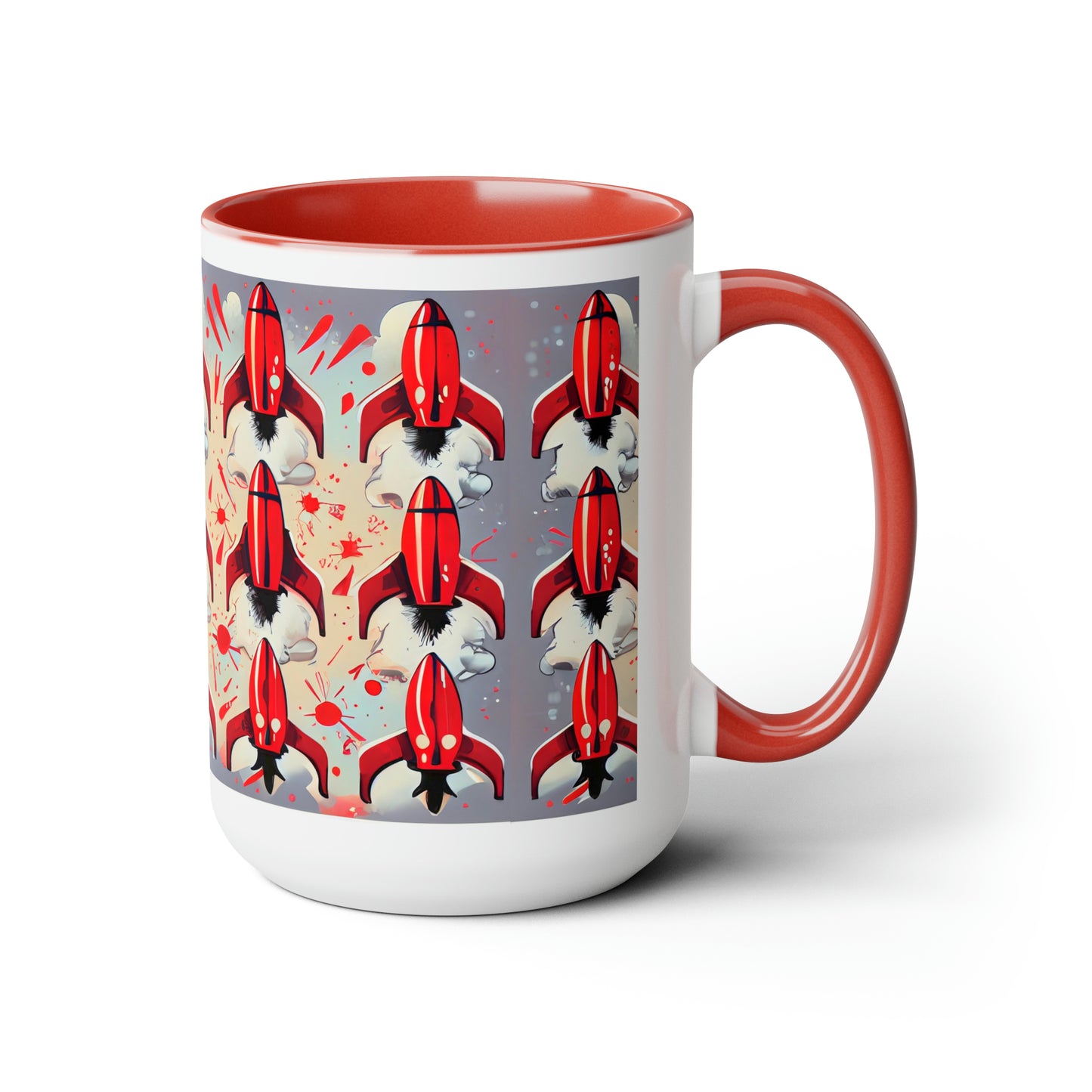 Red rockets Coffee Mugs, 15oz